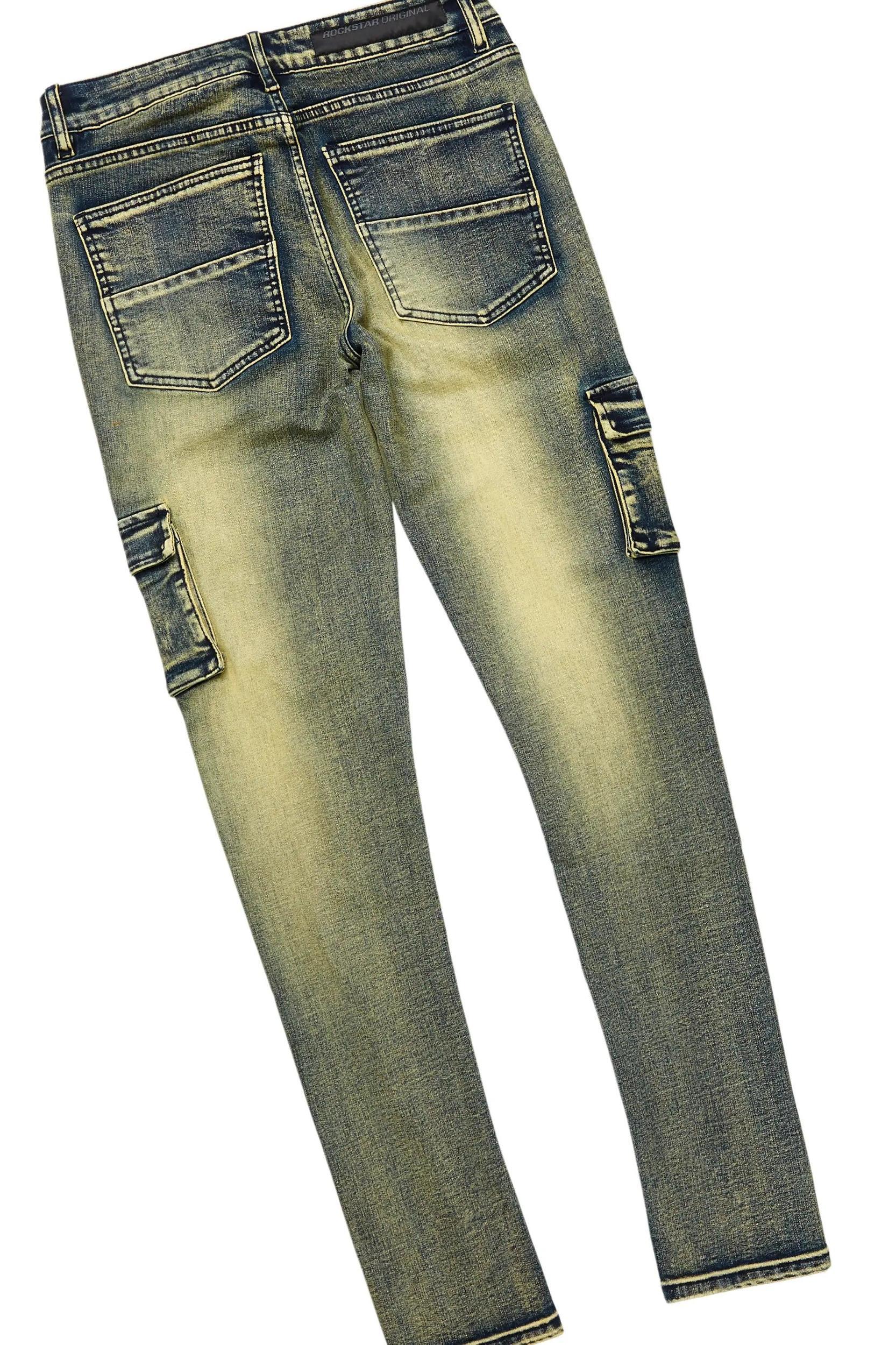 Bubble Sand Hoodie/Stacked Cargo Jean Bundle Male Product Image