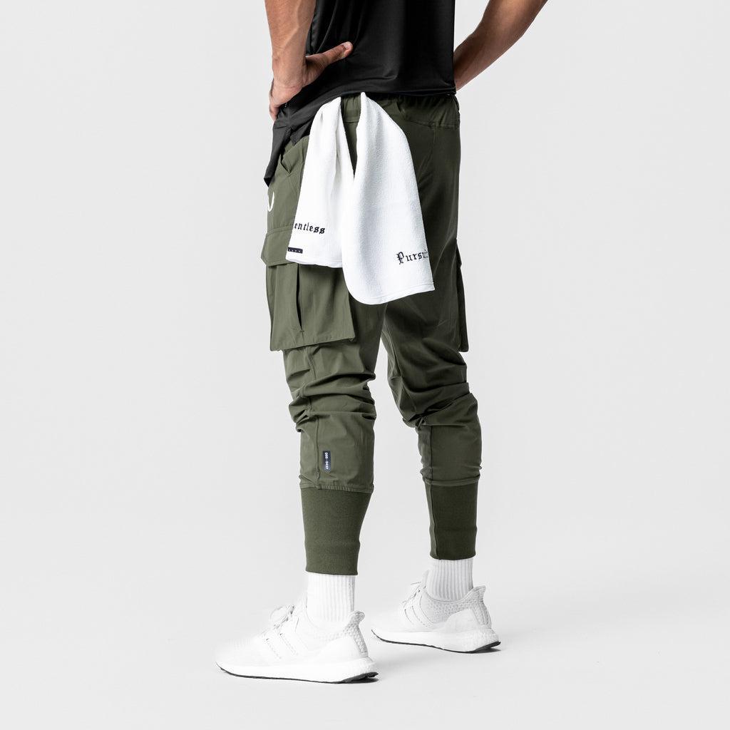 0437. Tetra-Lite® Cargo High Rib Jogger - Olive Product Image