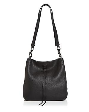 REBECCA MINKOFF Darren Pebbled Leather Studded Shoulder Bag Product Image