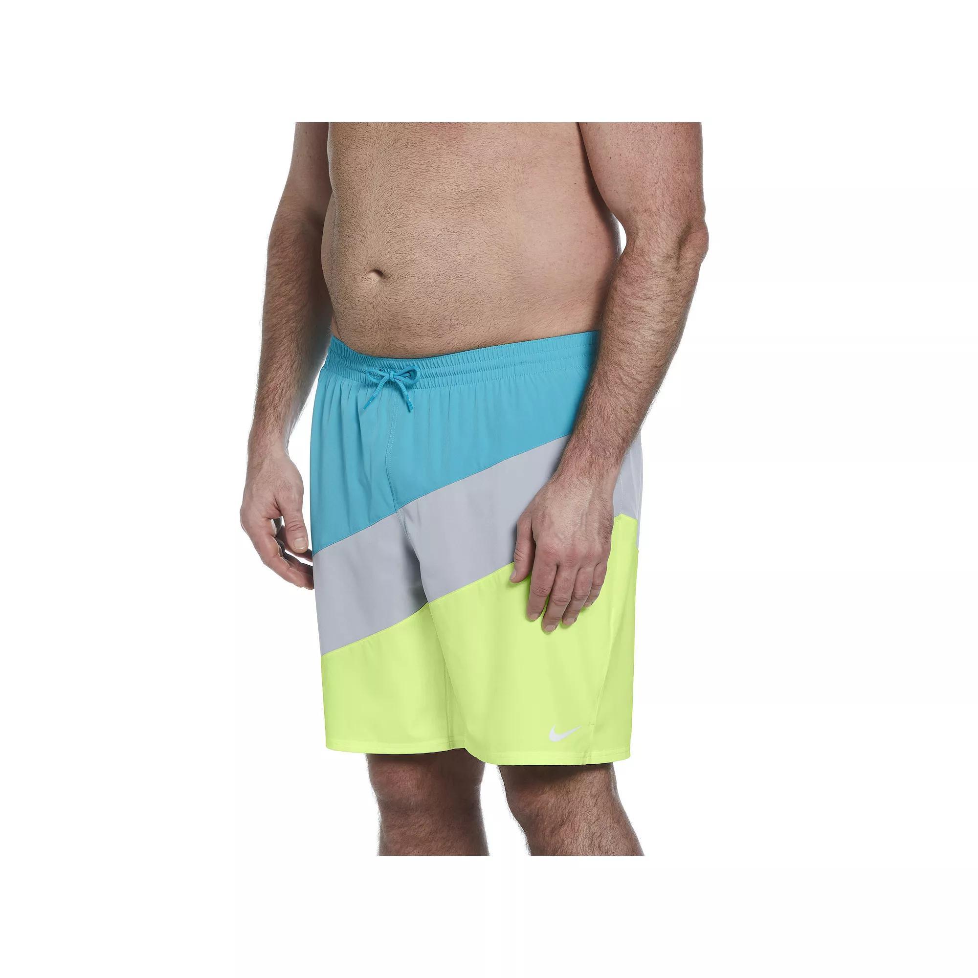 Big & Tall Nike 9-in. Color Surge Volley Swim Trunks, Mens Product Image