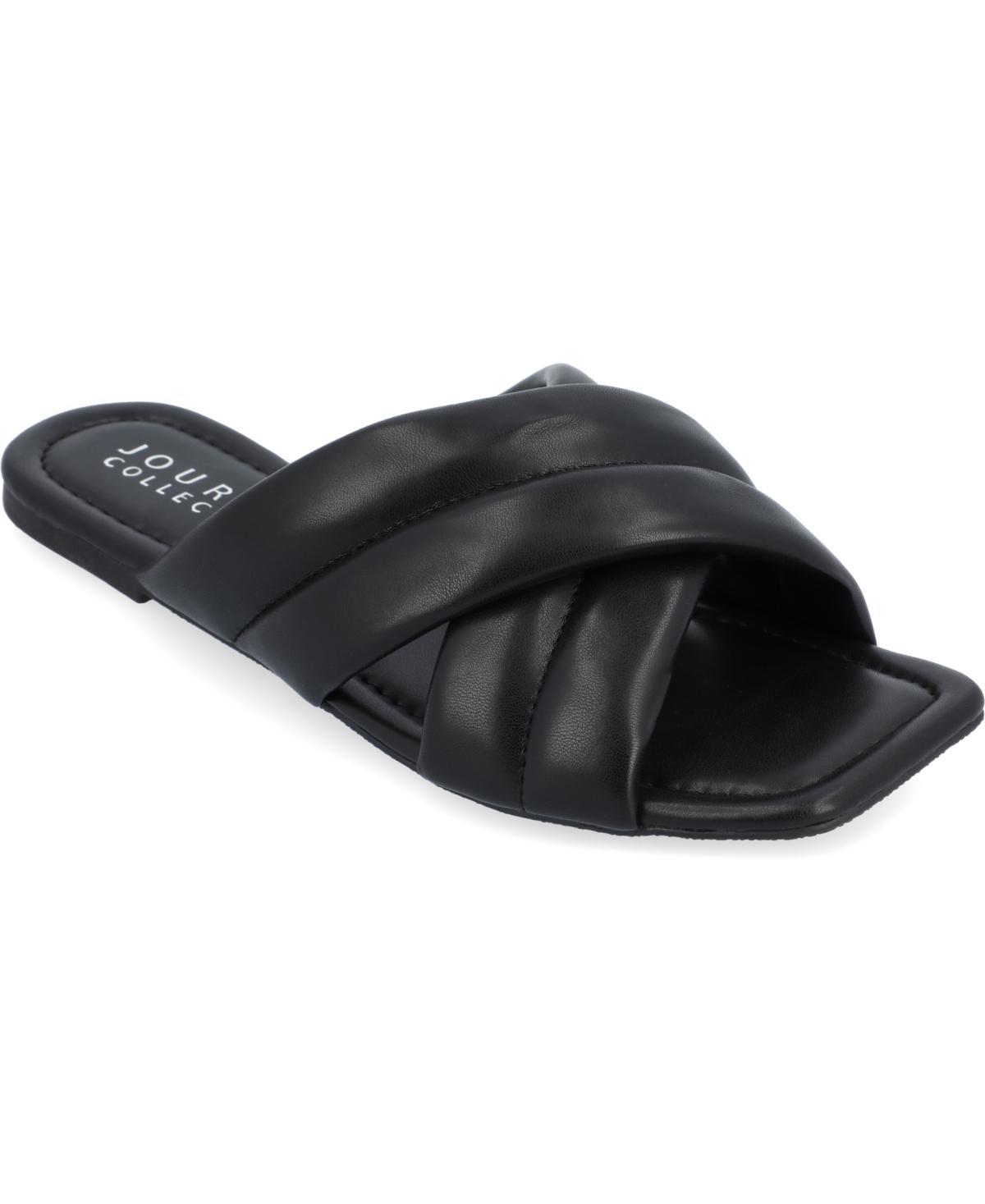 Journee Collection Womens Civyah Flat Sandal Product Image