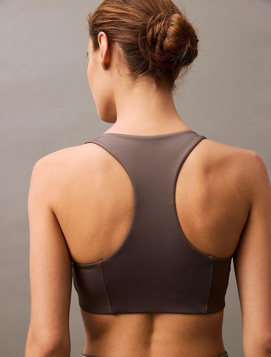 Modern Sport Solid Racerback Medium Impact Sports Bra Product Image
