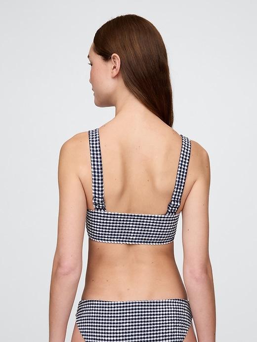 Colorblock Bandeau Bikini Top Product Image