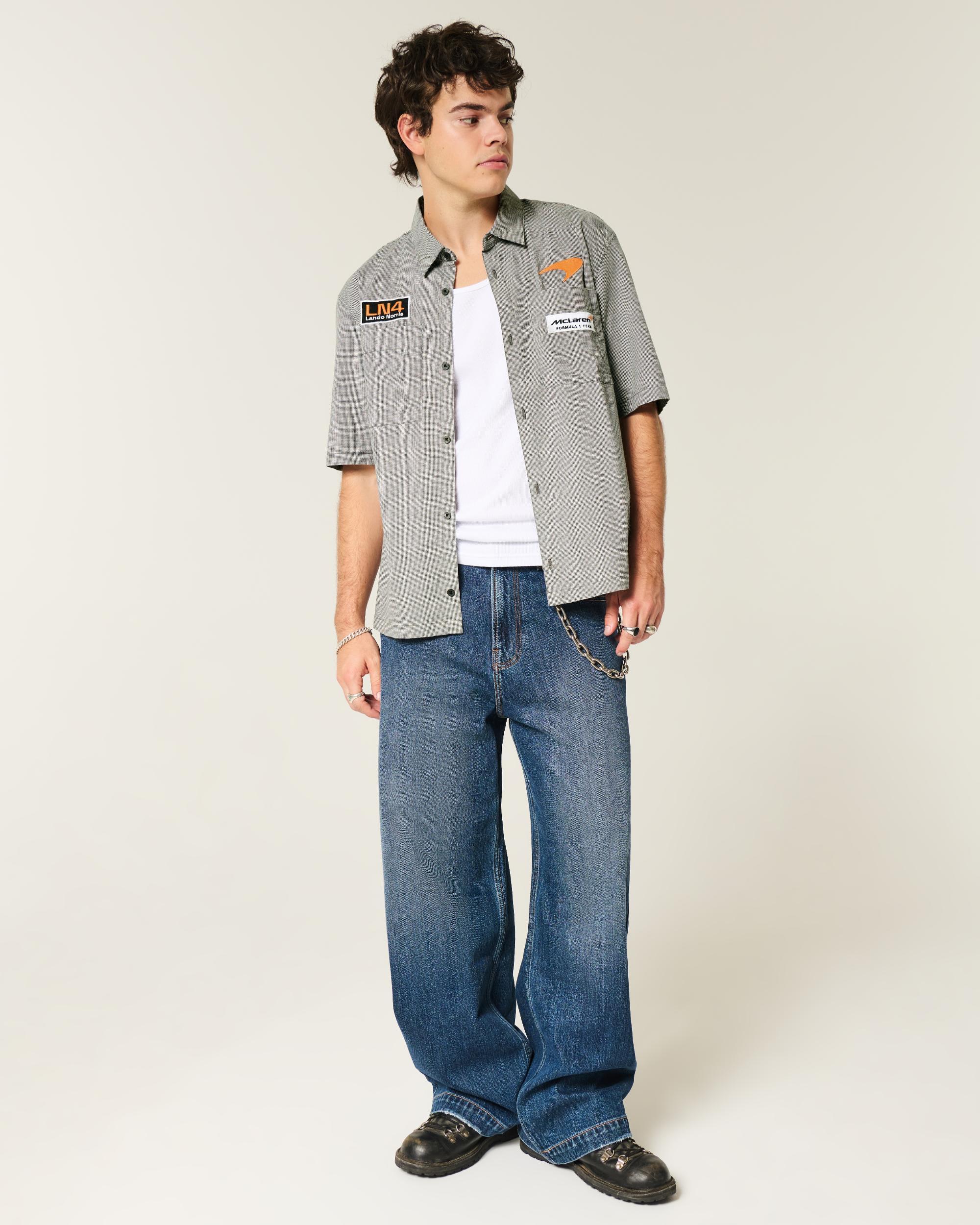 Boxy McLaren Graphic Workwear Shirt Product Image