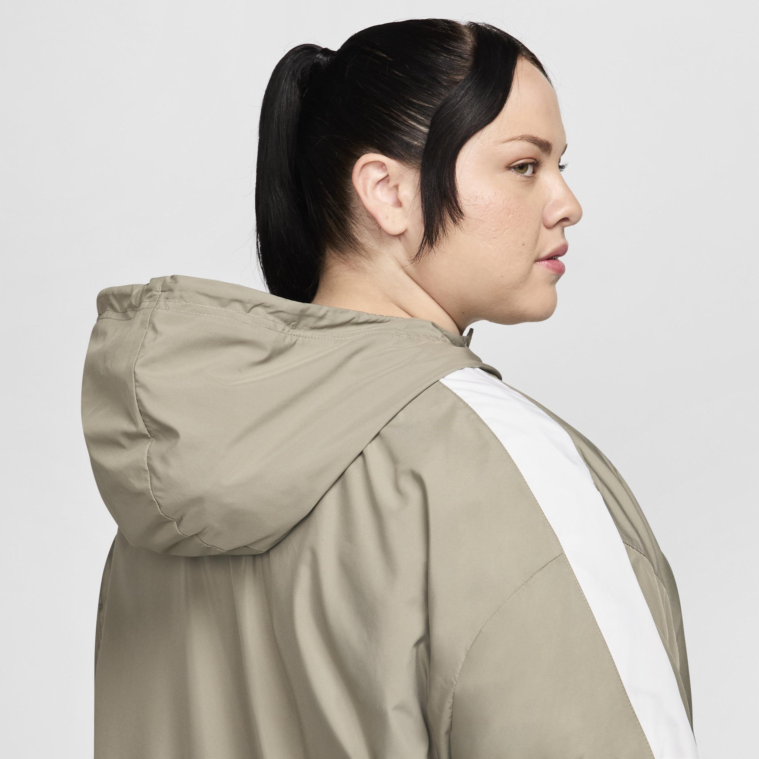 Nike Sportswear Classic Wovens Women's Loose UV Hooded Jacket (Plus Size) Product Image