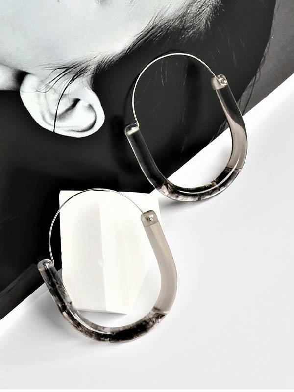 Geometric Drop Earrings Product Image