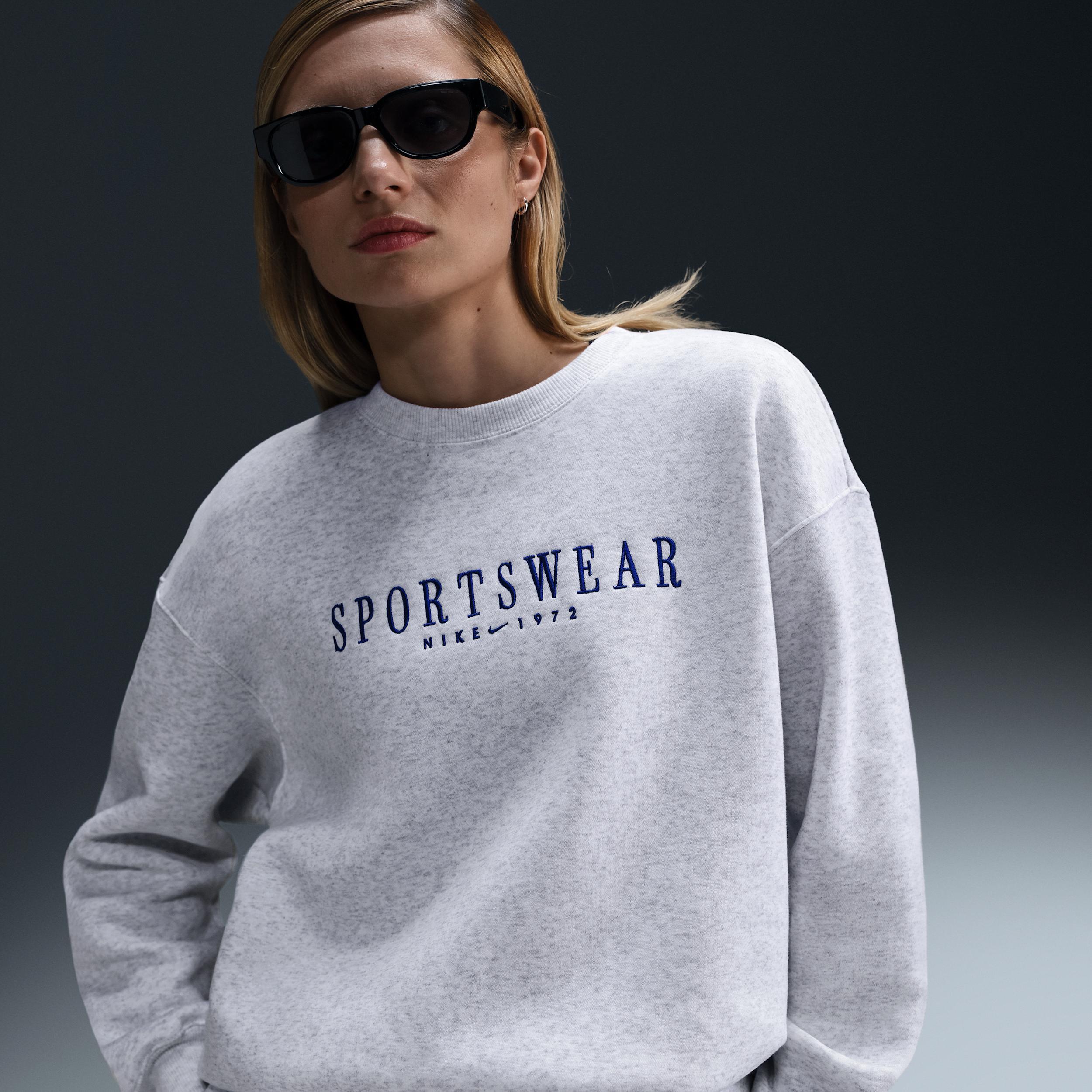 Nike Sportswear Phoenix Fleece Women's Oversized Crew-Neck Sweatshirt Product Image