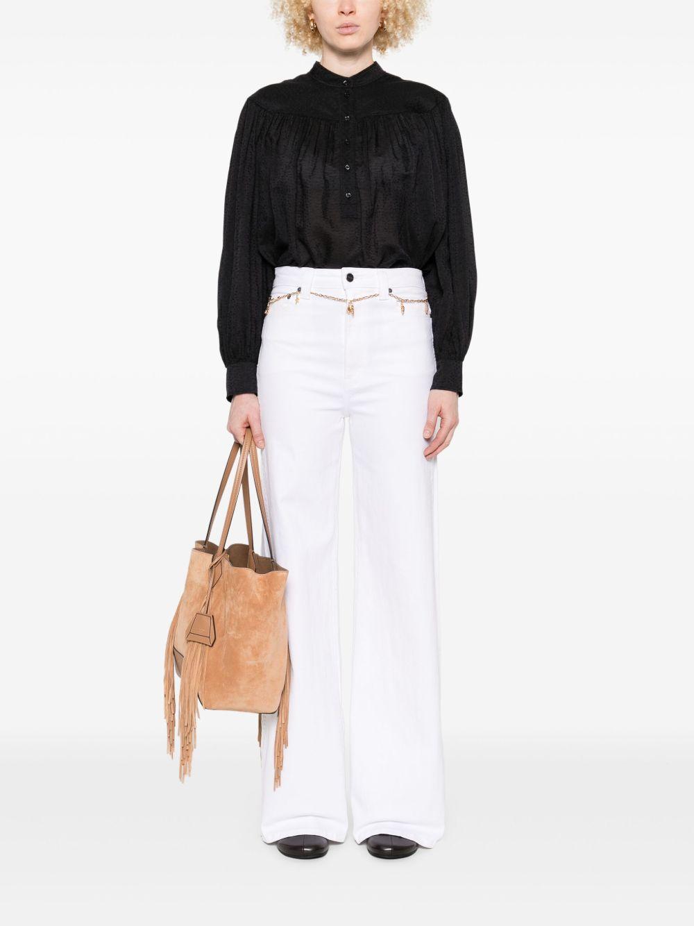 long-sleeve blouse Product Image