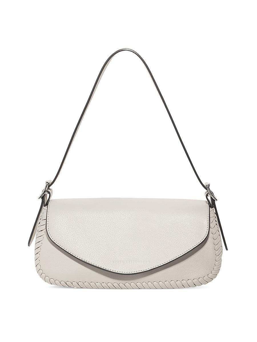 Womens All For Love Leather Baguette Bag Product Image