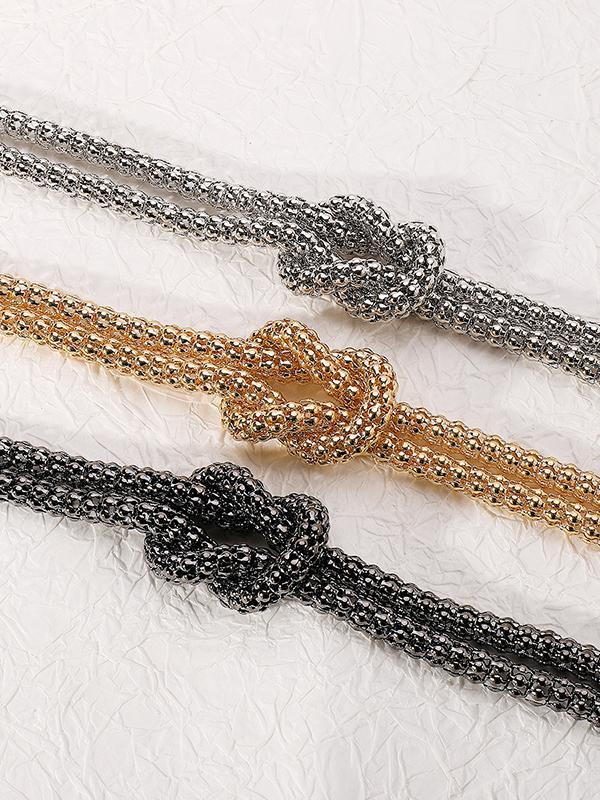 Chains Knot Tasseled Necklaces Accessories Product Image