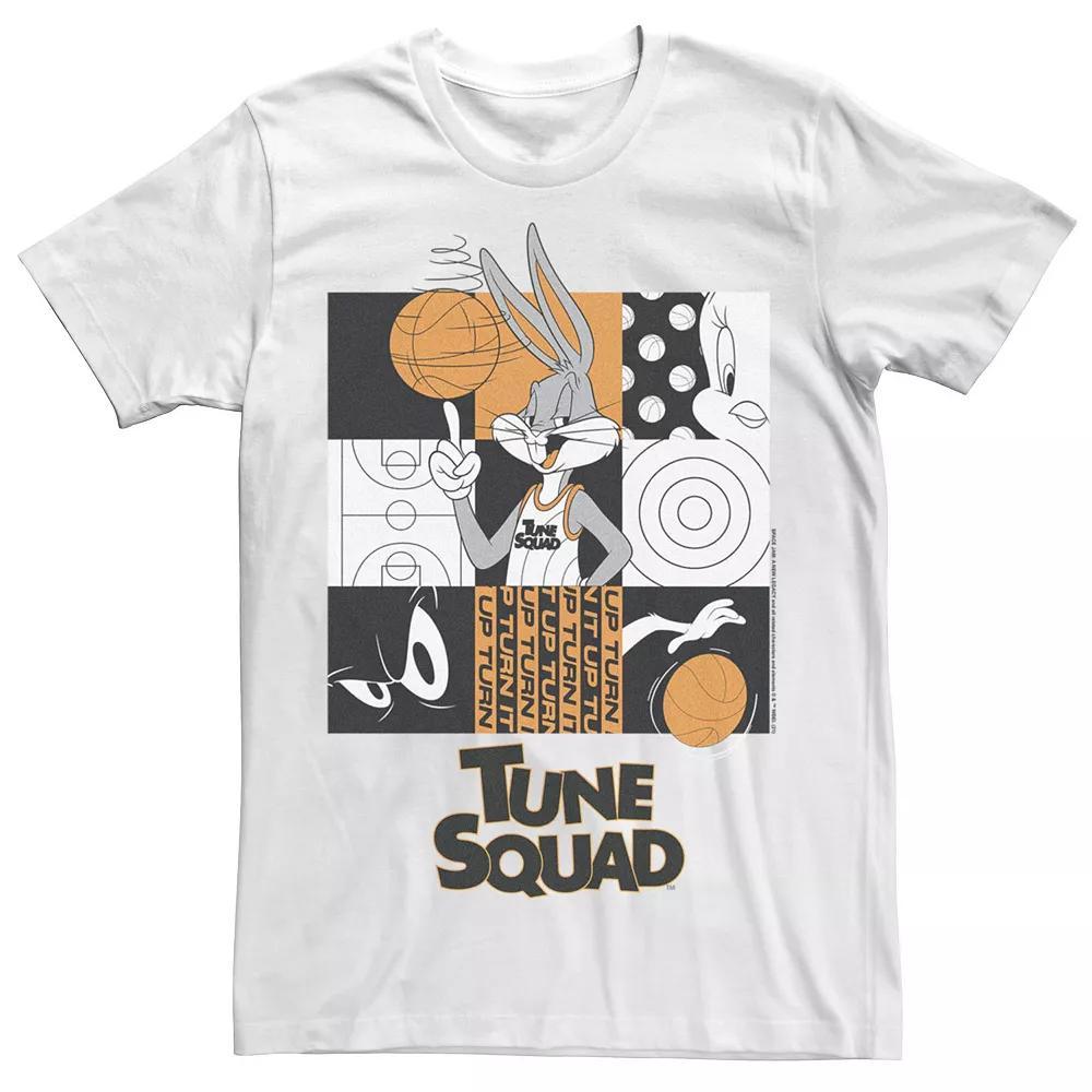 Men's Space Jam 2 Bugs Bunny Panel Collage Tee, Size: Large, White Product Image
