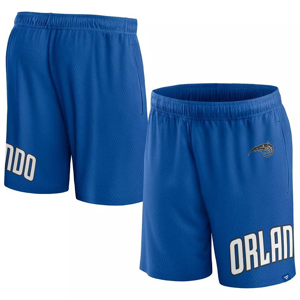 Men's Fanatics Branded Blue Orlando Magic Free Throw Mesh Shorts, Size: Medium, Mag Blue Product Image