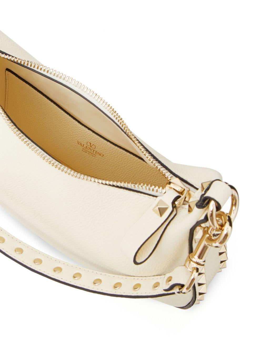 small Rockstud leather shoulder bag Product Image