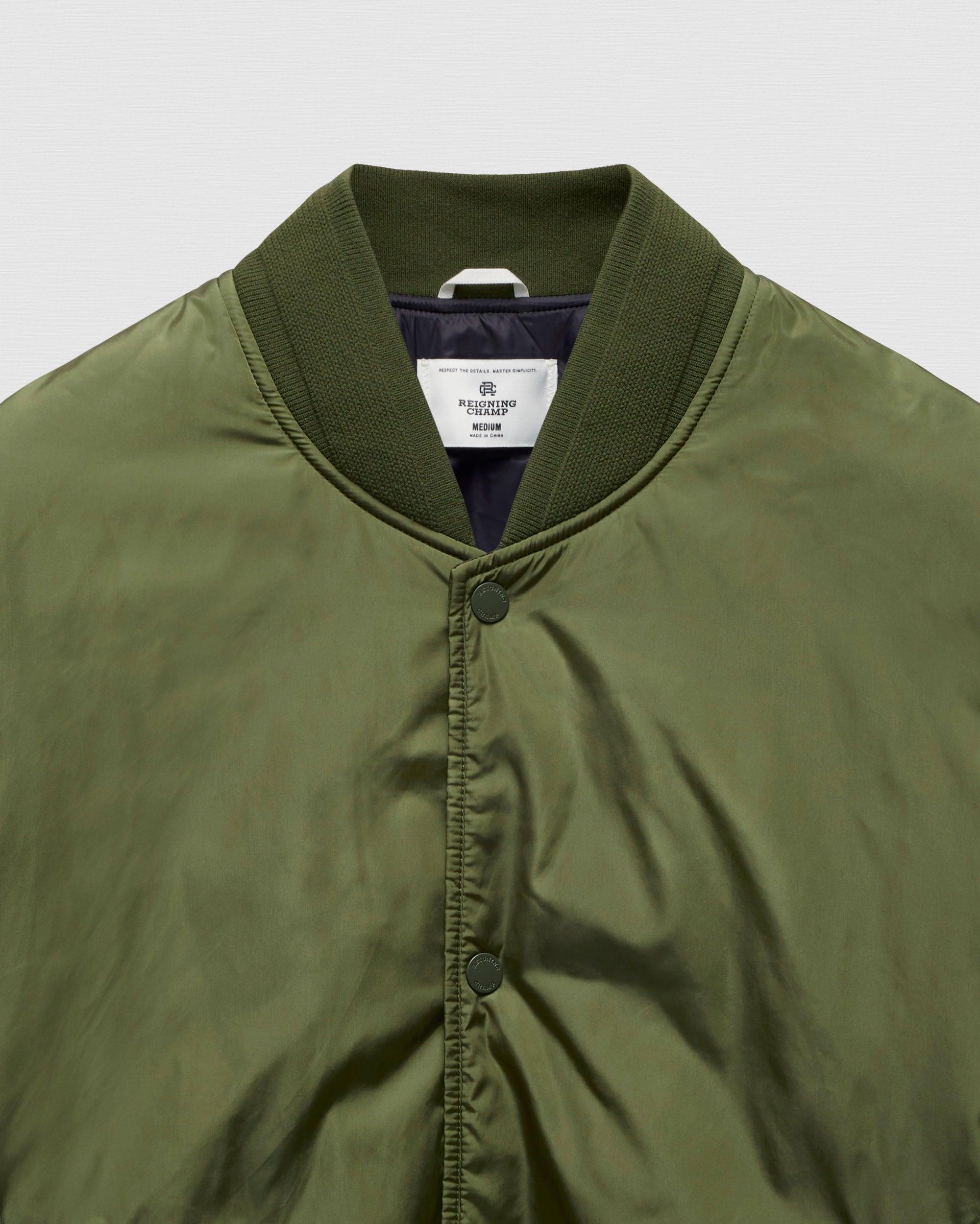 Econyl Satin Nylon Stadium Jacket - Vault Male Product Image