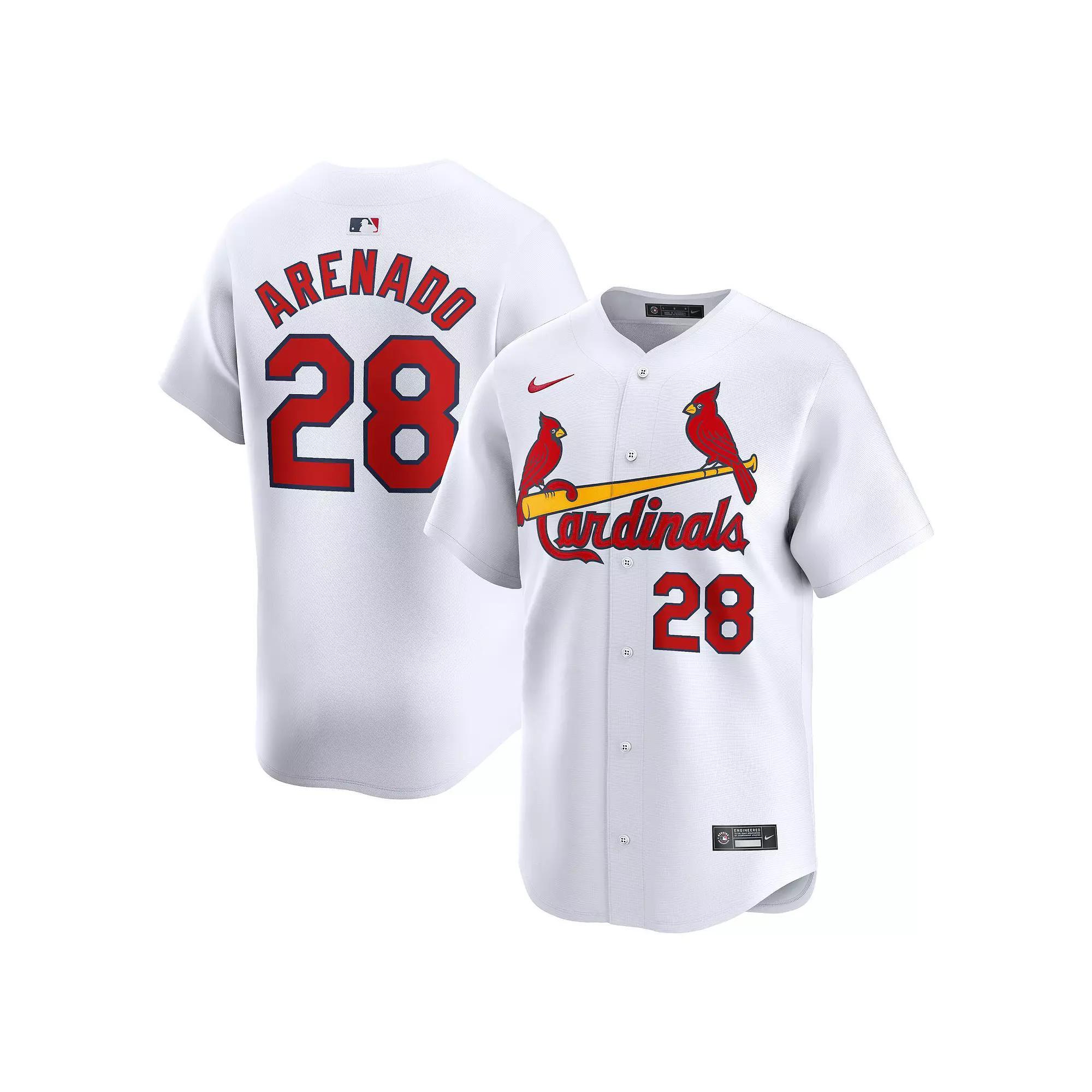 Men's Nike Nolan Arenado White St. Louis Cardinals Home Limited Player Jersey, Size: 4XL Product Image