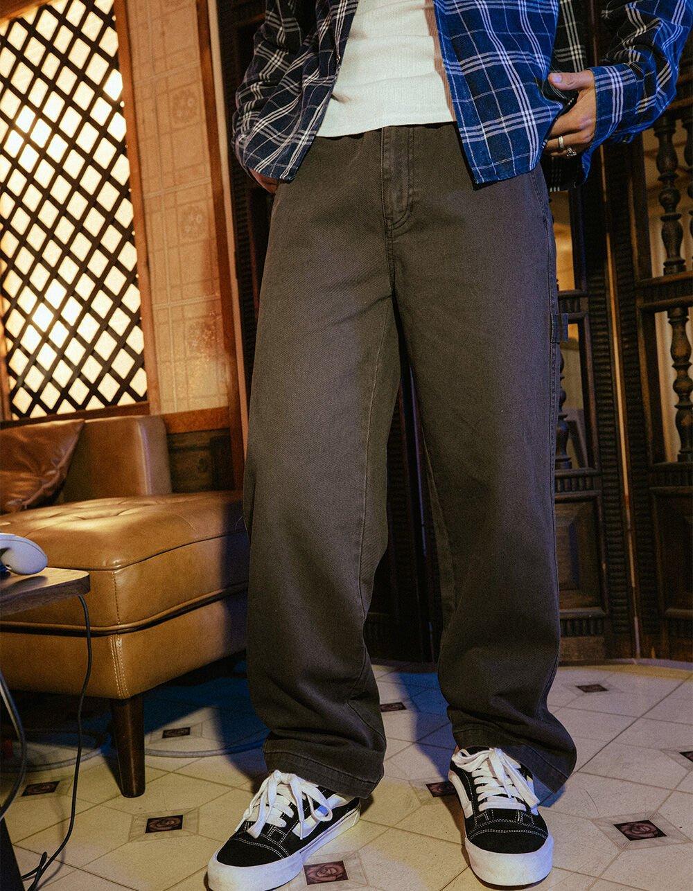 RSQ Mens Straight Fit Pull On Carpenter Pants Product Image