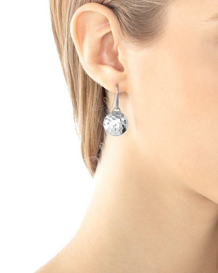 John Hardy Palu Sterling Silver Round Drop Earrings Product Image