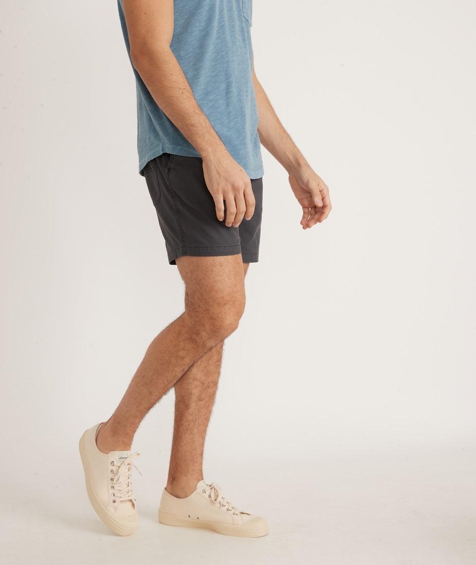 5" Saturday Canvas Short in Asphalt Product Image