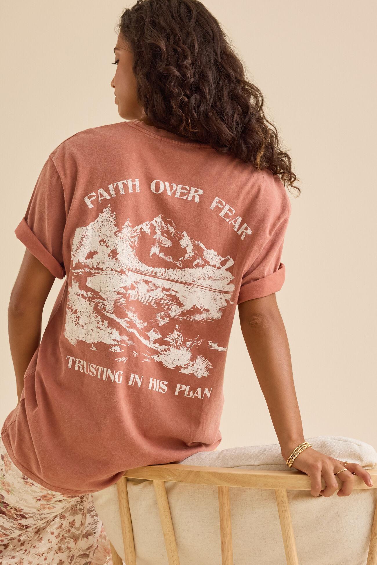 Faith Over Fear Graphic Tee Product Image