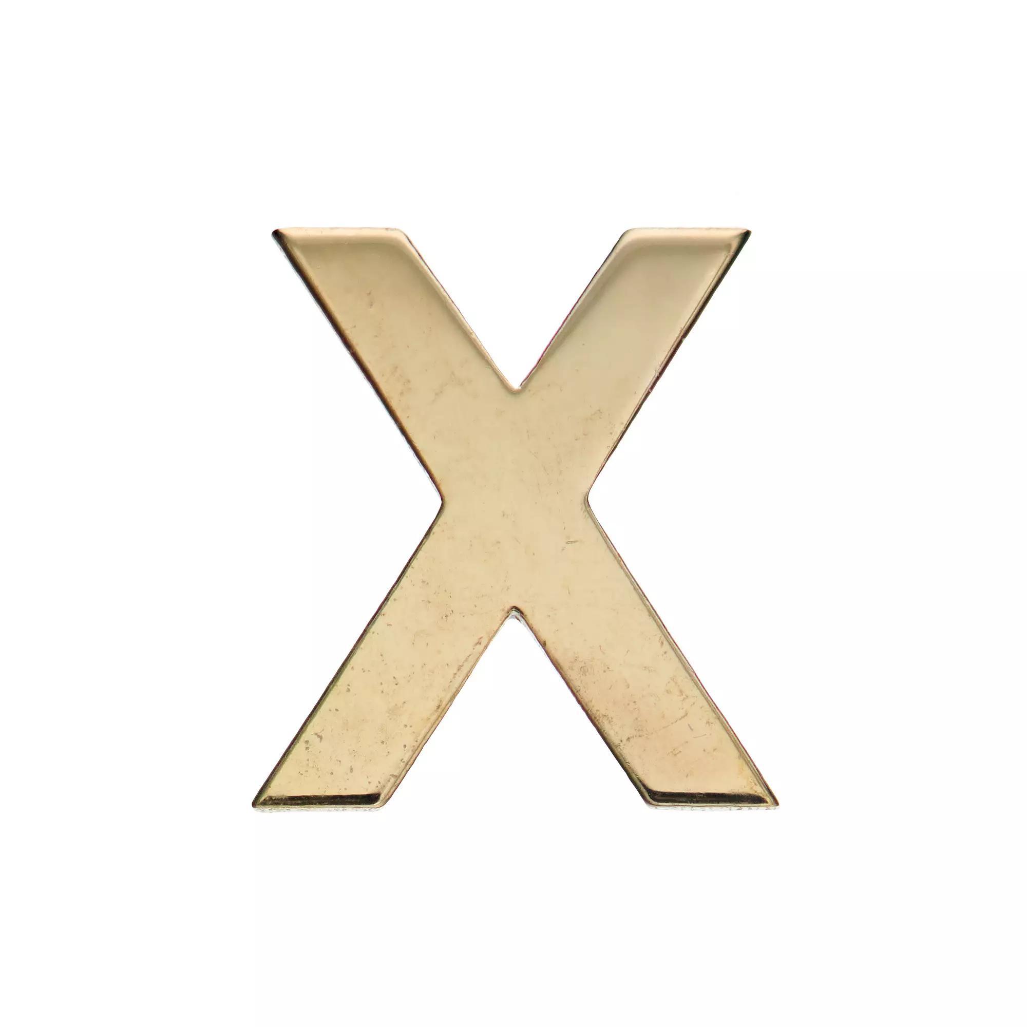 Au Naturale 14k Gold Initial Single Stud Earring, Women's Product Image