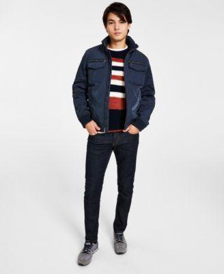 Men's Tommy Hilfiger Filled Performance Bomber Jacket, Size: XXL, Green Product Image