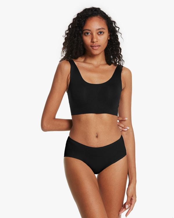 4PCS One-Size-Fits-Most Classic Wireless Silk Bra Product Image