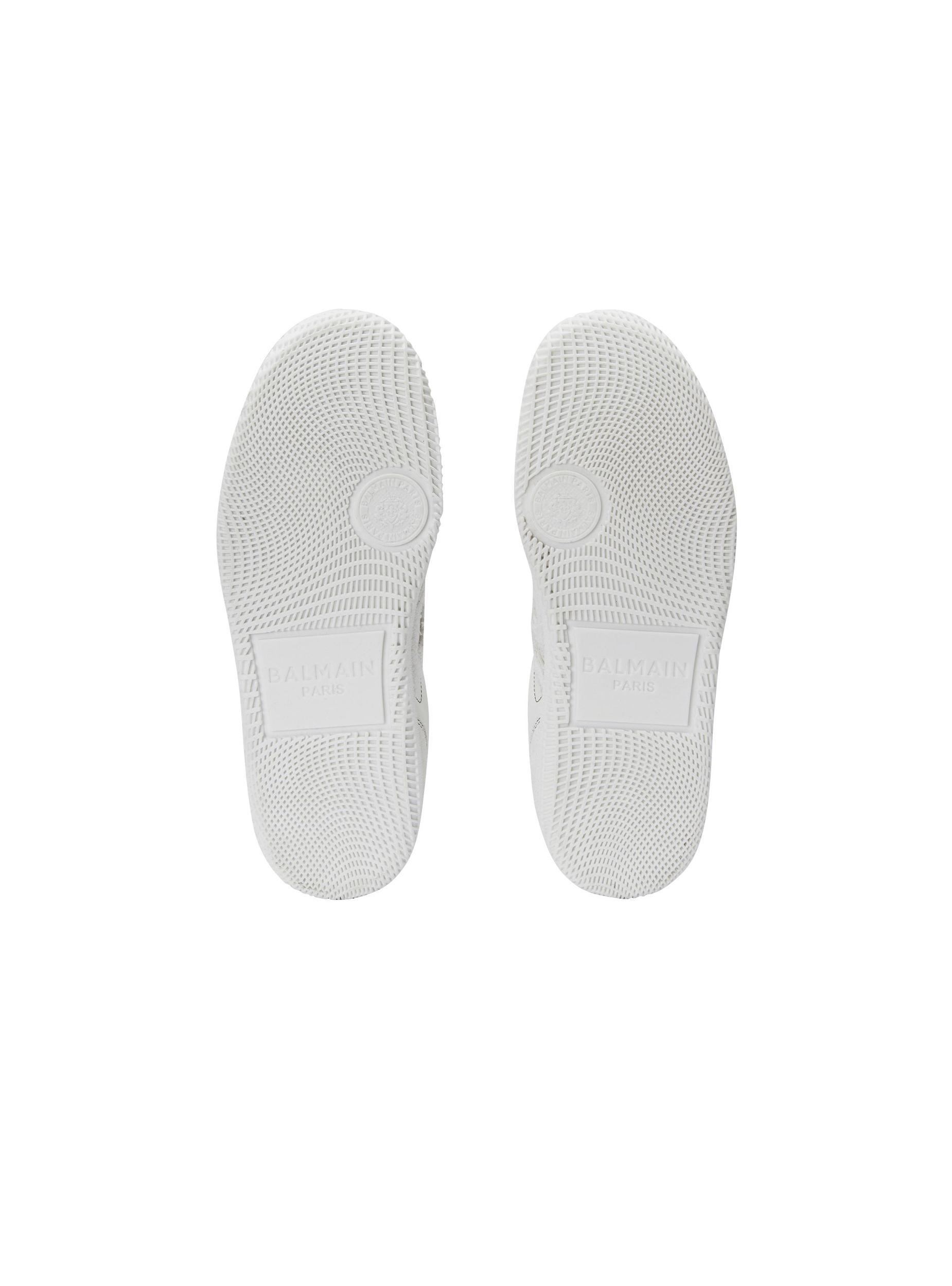 Balmain Swan trainers in calfskin and suede Product Image
