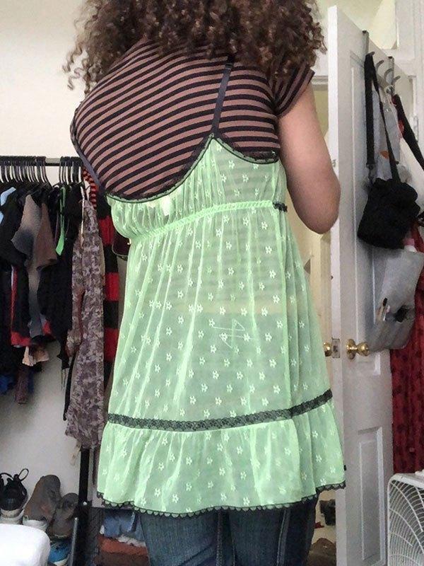 Lace Trim Floral Mini Dress Product Image