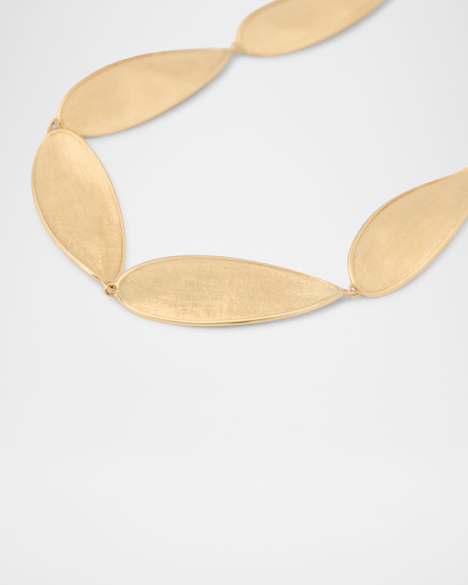 18K Yellow Gold Lunaria Twist Collar Necklace Product Image