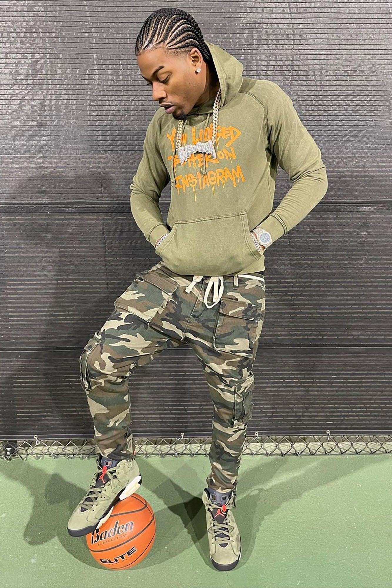 Hunter Slim Cargo Pants - Camouflage Product Image