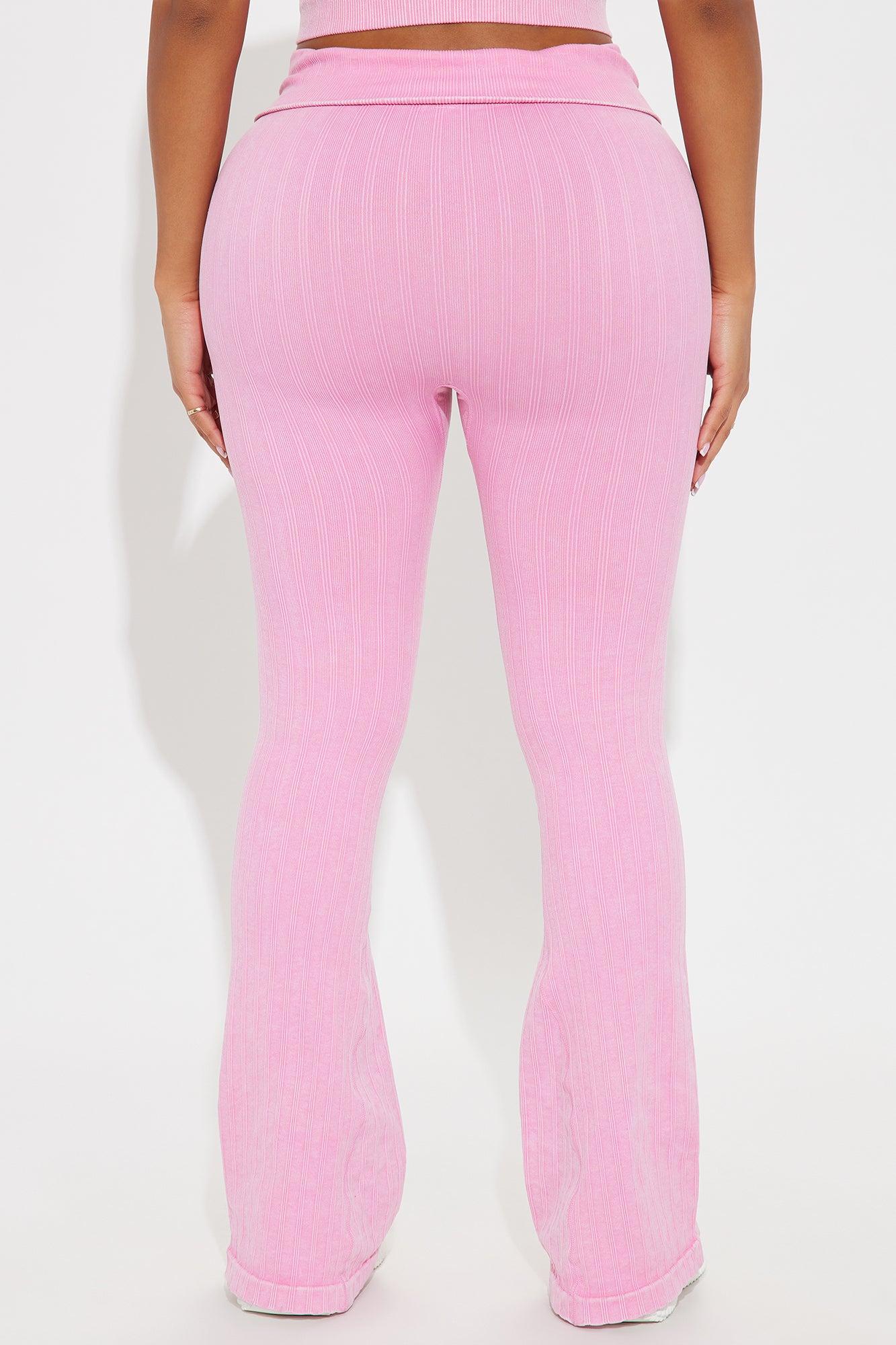 Zen Zest Washed Yoga Pant - Bubblegum Pink Product Image