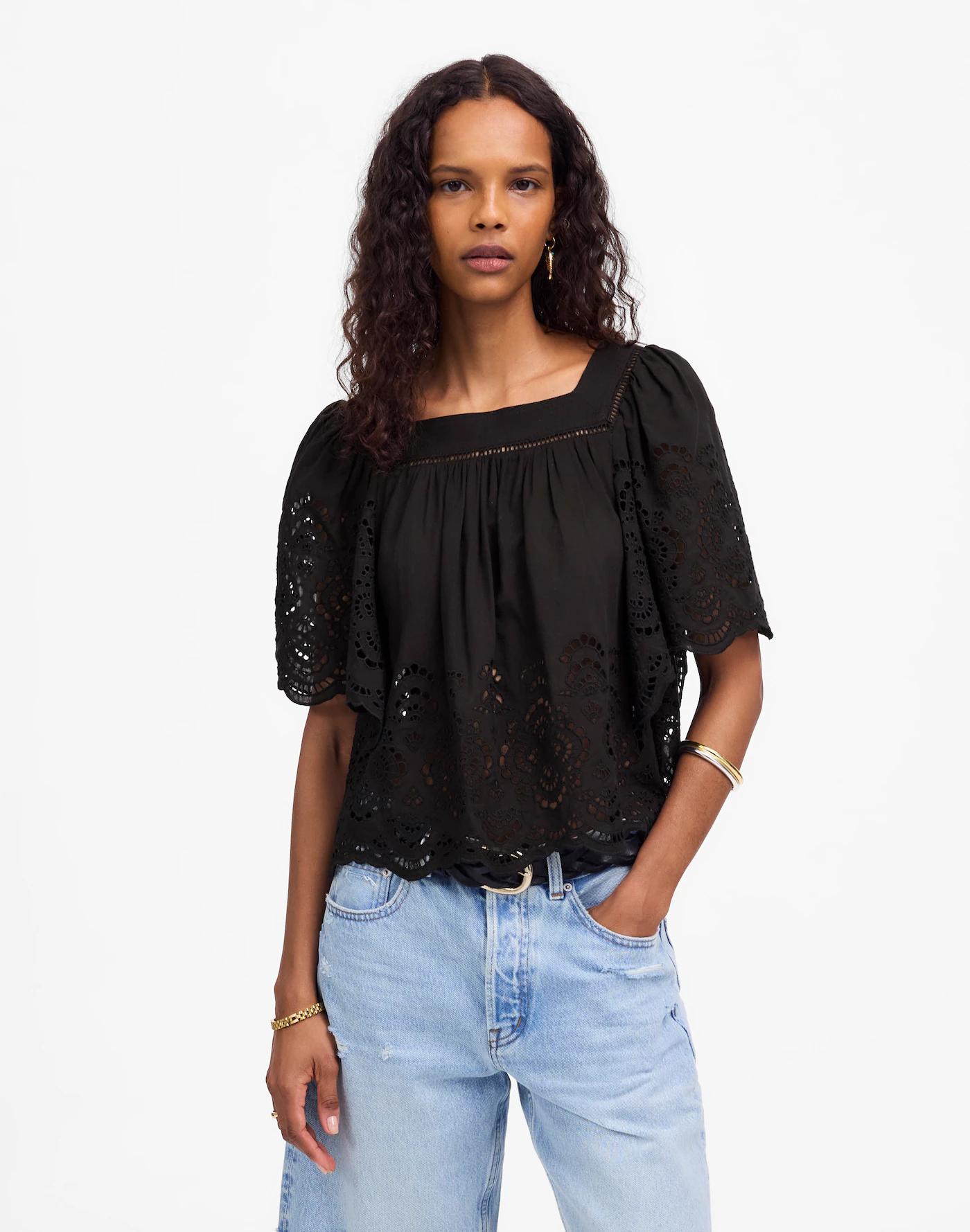 Flutter-Sleeve Top Product Image