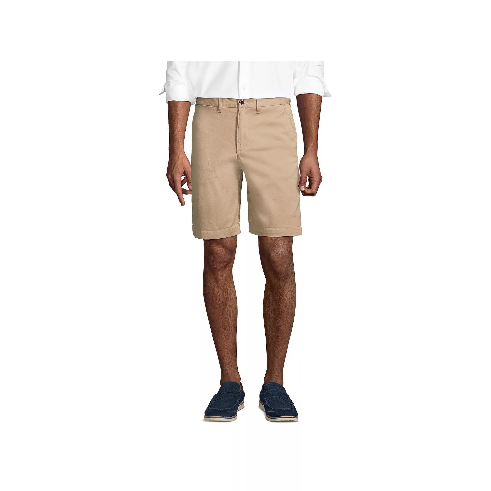 Men's Lands' End 9-inch Comfort-Waist Comfort-First Knockabout Chino Shorts, Size: 44, Soft Pink Product Image