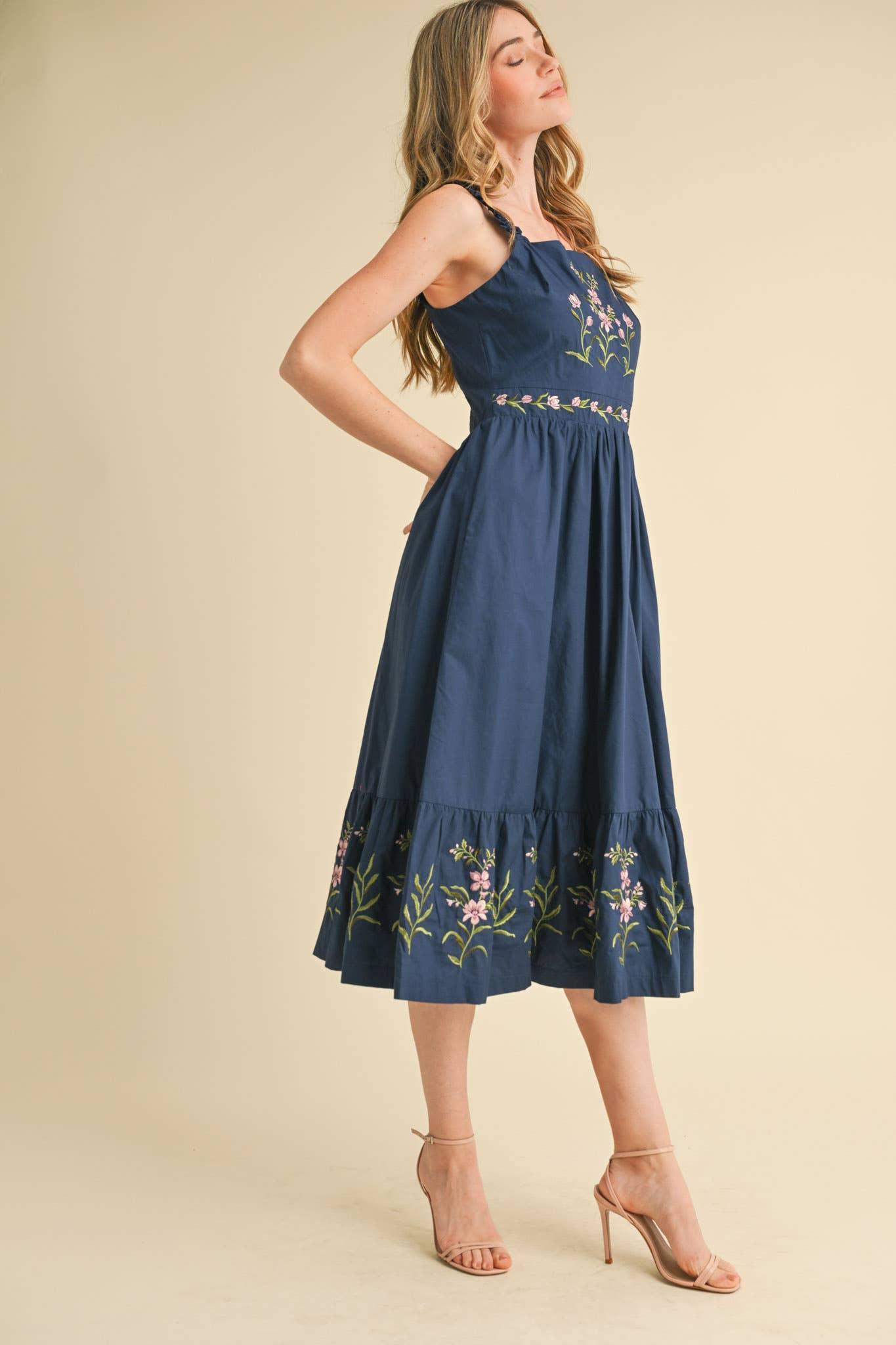 Cassia Embroidered Midi Product Image