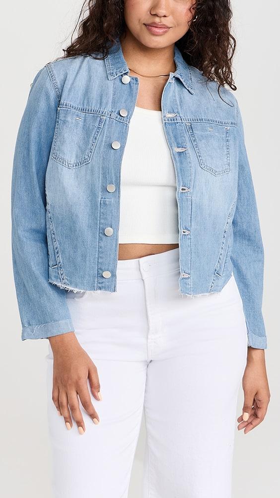 L'AGENCE Janelle Slim Raw Jacket | Shopbop Product Image