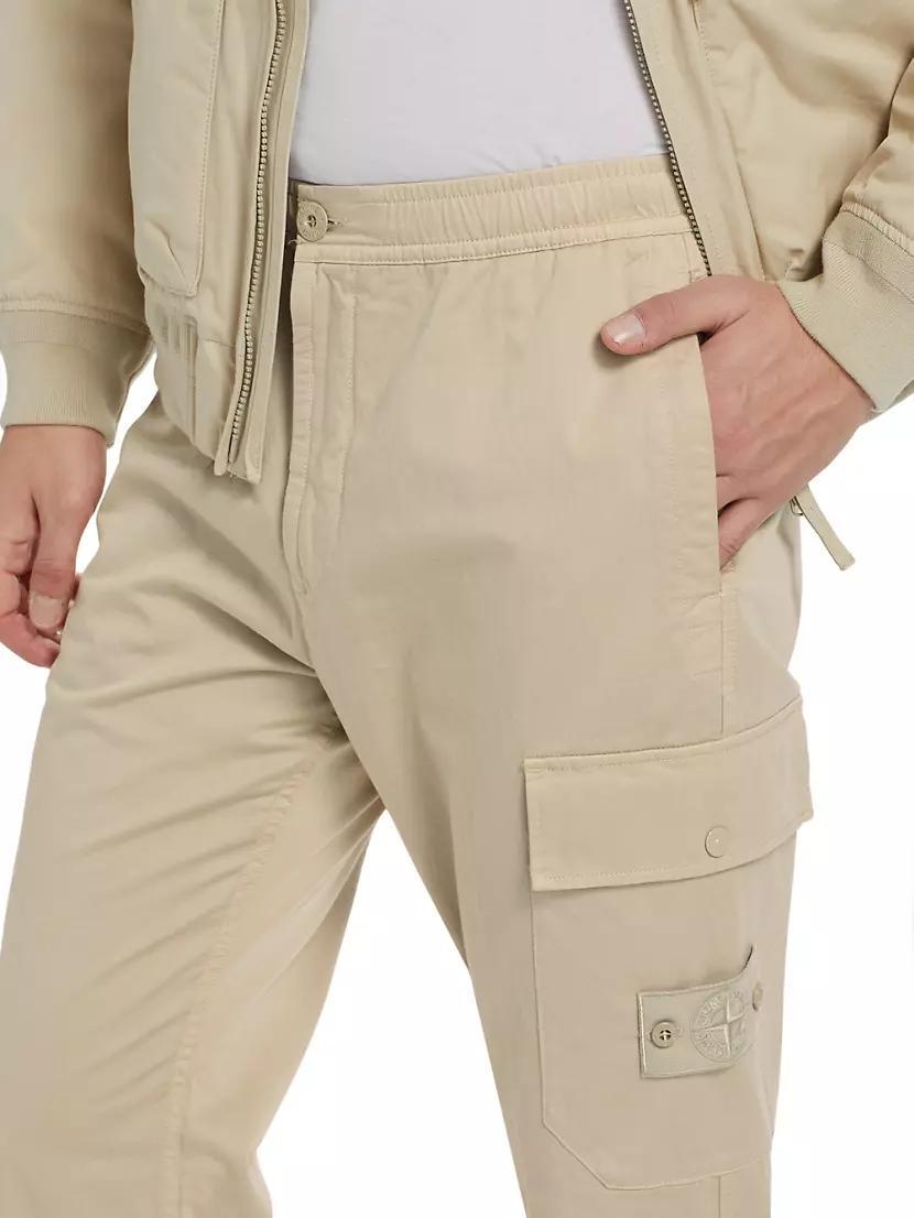 Stretch Cotton-Blend Cargo Pants Product Image