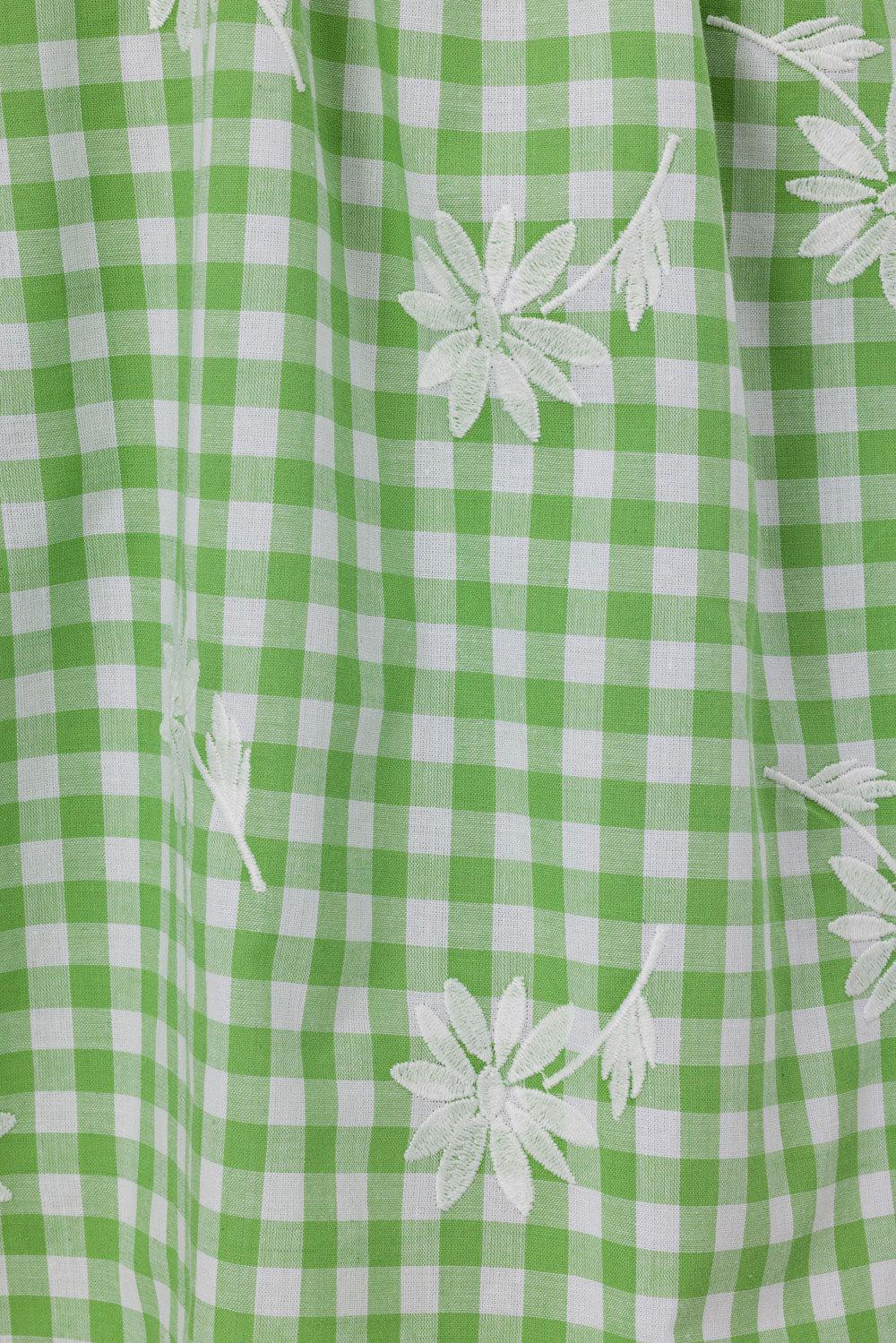 Ronnie One Shoulder Dress - Gingham Product Image