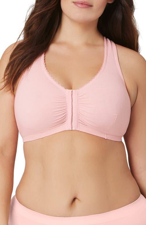 Plus Size Glamorise Full-Figure Complete Comfort Wire-free Cotton T-Back Bra 1908, Women's, Size: 40 Dd/Ddd, Cafe Product Image