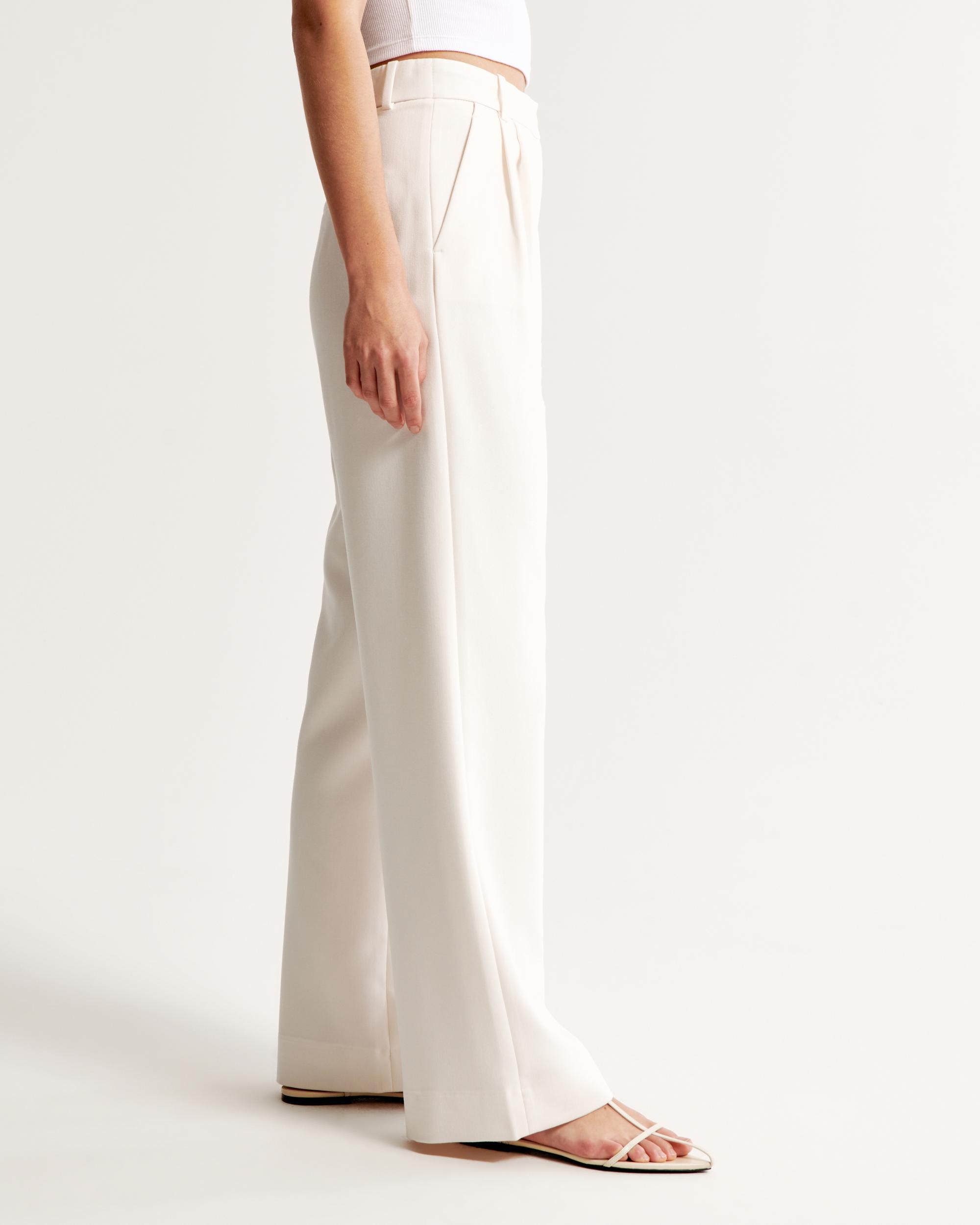 A&F Sloane Tailored Wide Leg Pant Product Image
