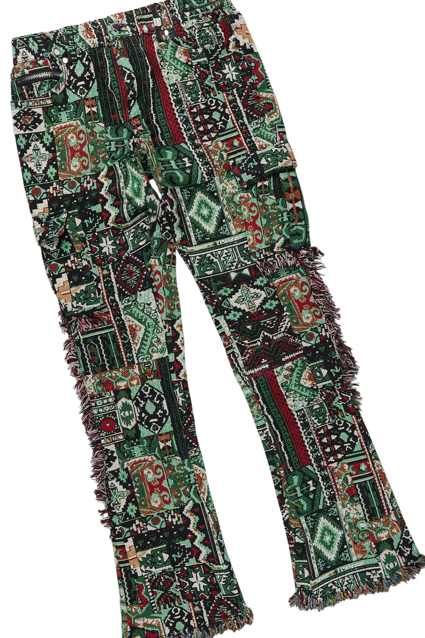 Lake Black/Green T-Shirt/Tapestry Jean Bundle Male Product Image