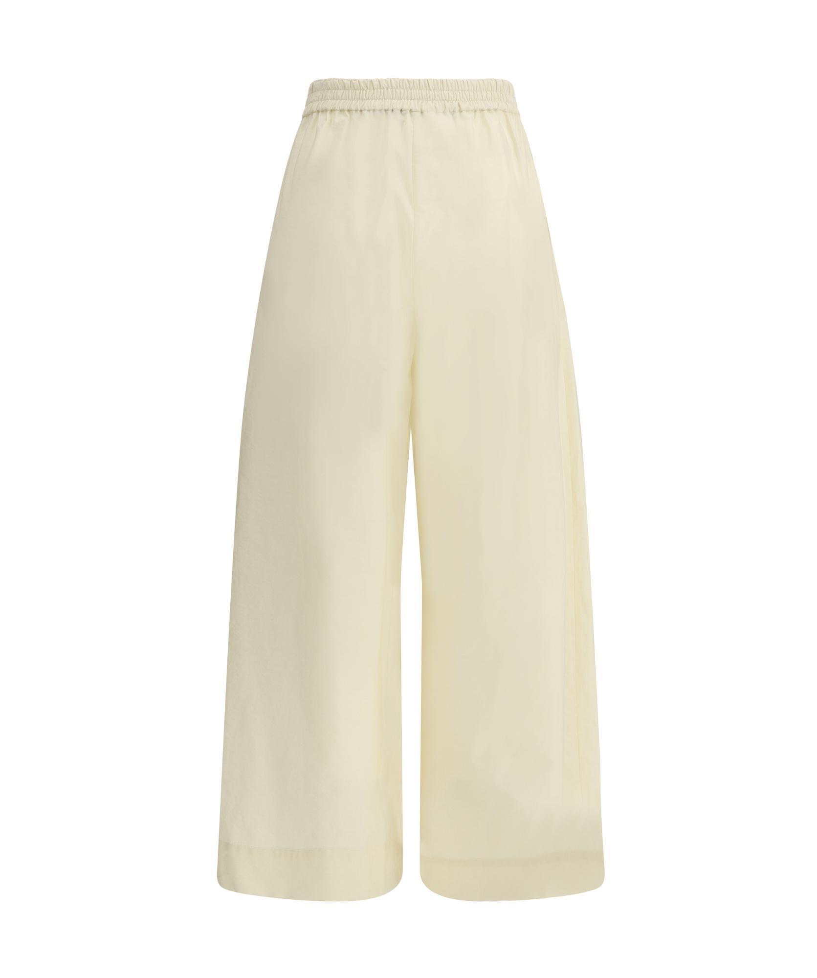 FABIANA FILIPPI Elastic Waist Casual Pants In Vaniglia Product Image