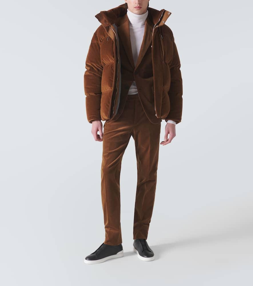 ZEGNA Cashseta Cashmere And Silk Turtleneck Top In  Bianco Product Image