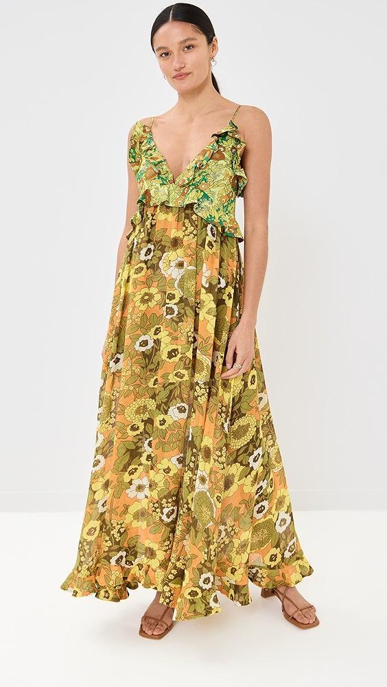ALÉMAIS Jeff Spliced Frill Dress | Shopbop Product Image