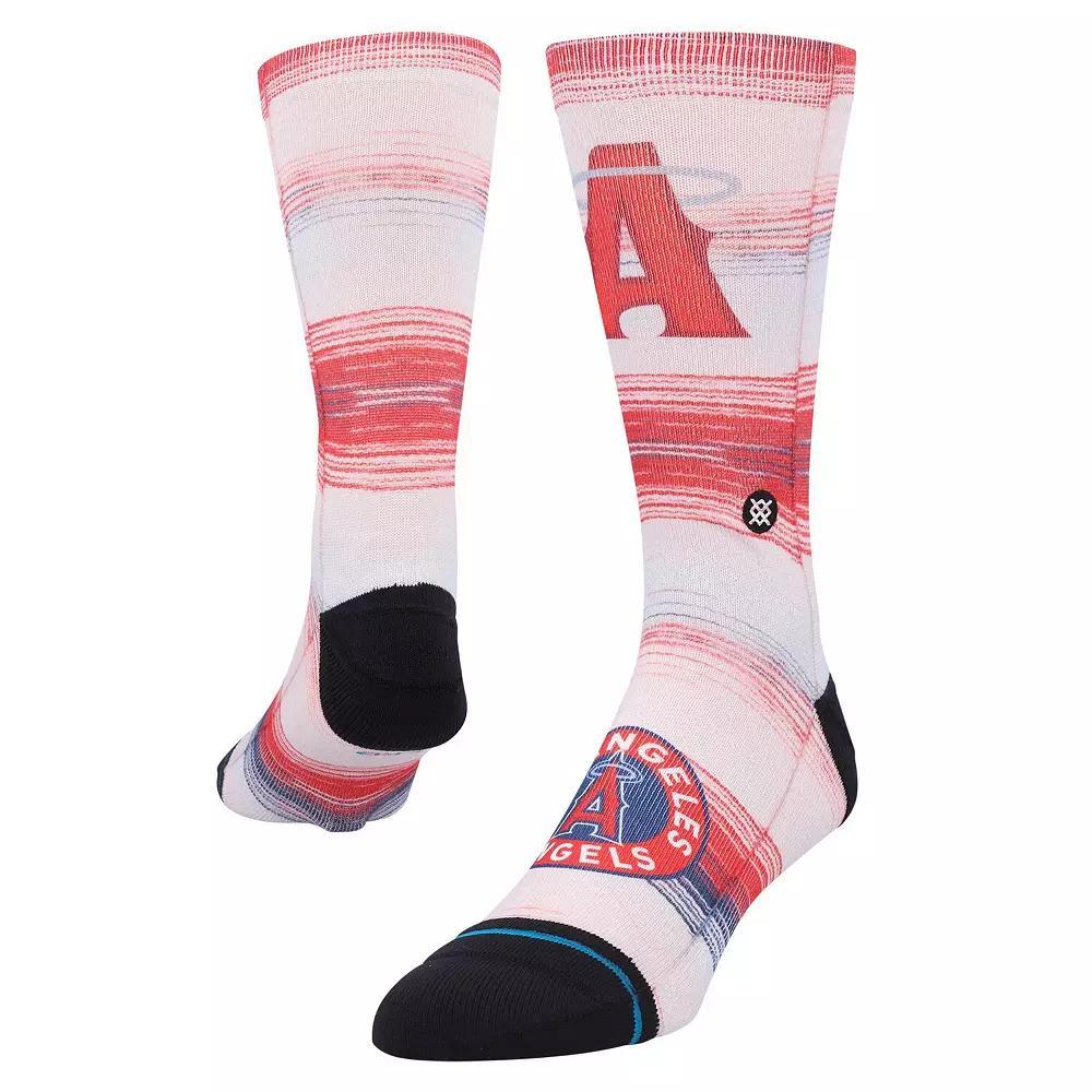 Men's Stance Los Angeles Angels City Connect Crew Socks, Size: Large, Team Product Image