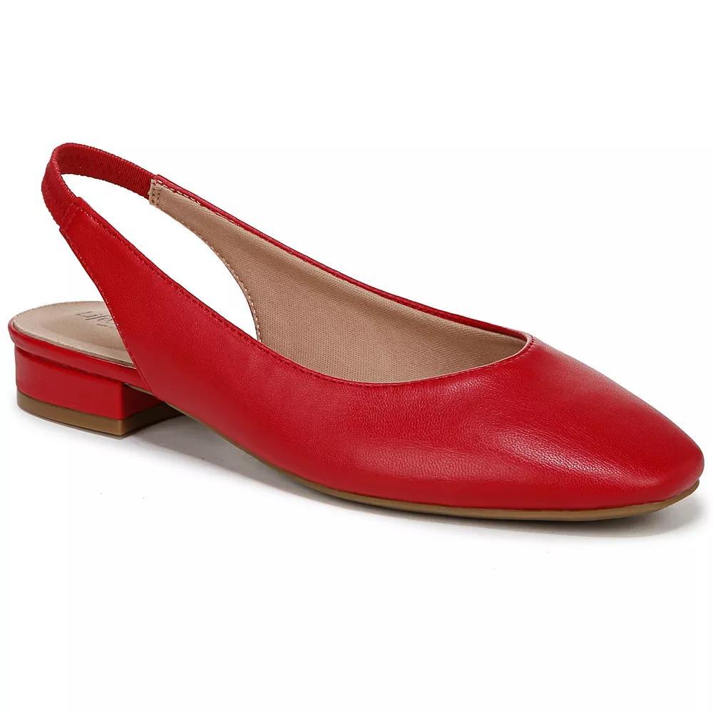 LifeStride Claire Women's Slingback Flats, Size: 5, Red Red Faux Product Image