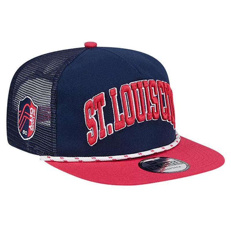 Men's New Era Navy St. Louis City SC Throwback Golfer Snapback Hat, Slc Blue Product Image