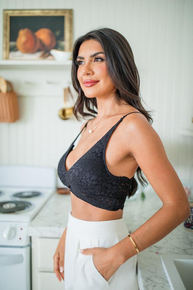 Black Lace Bralette FINAL SALE Product Image
