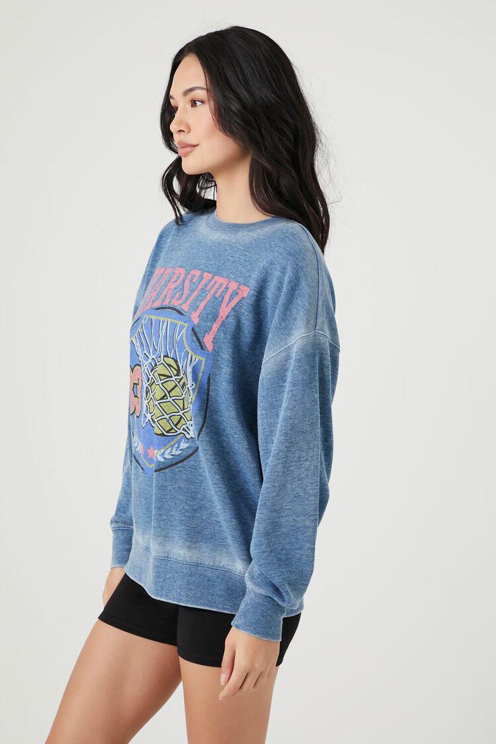 Fleece Varsity Graphic Pullover | Forever 21 Product Image