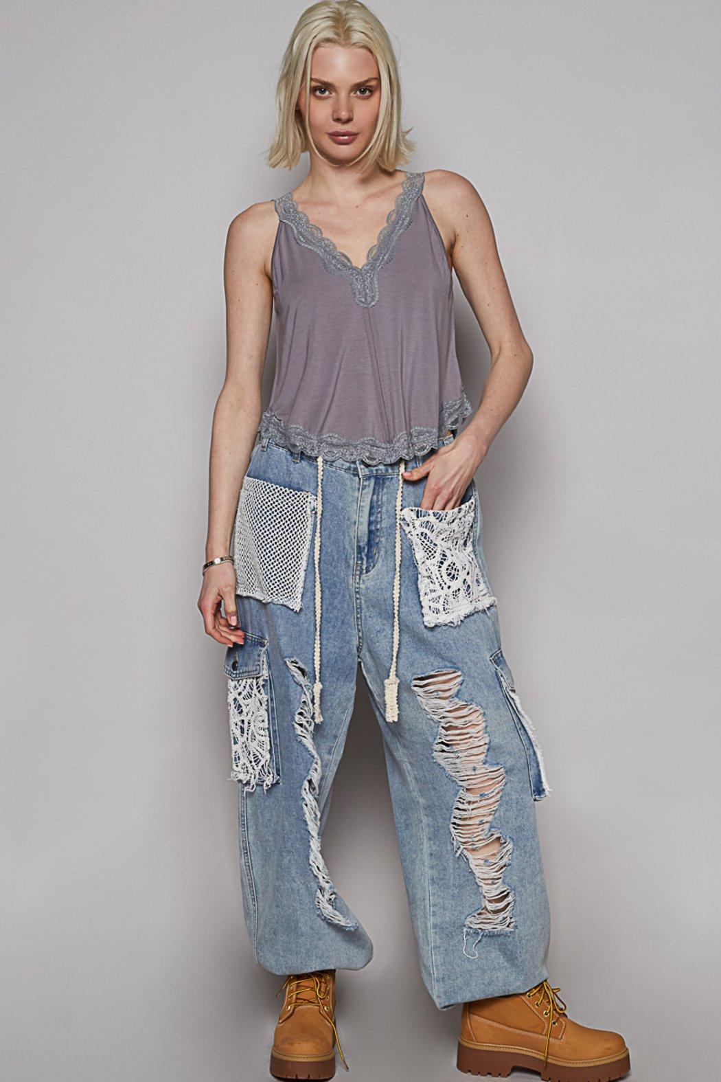 Sleeveless V Neck Top Product Image