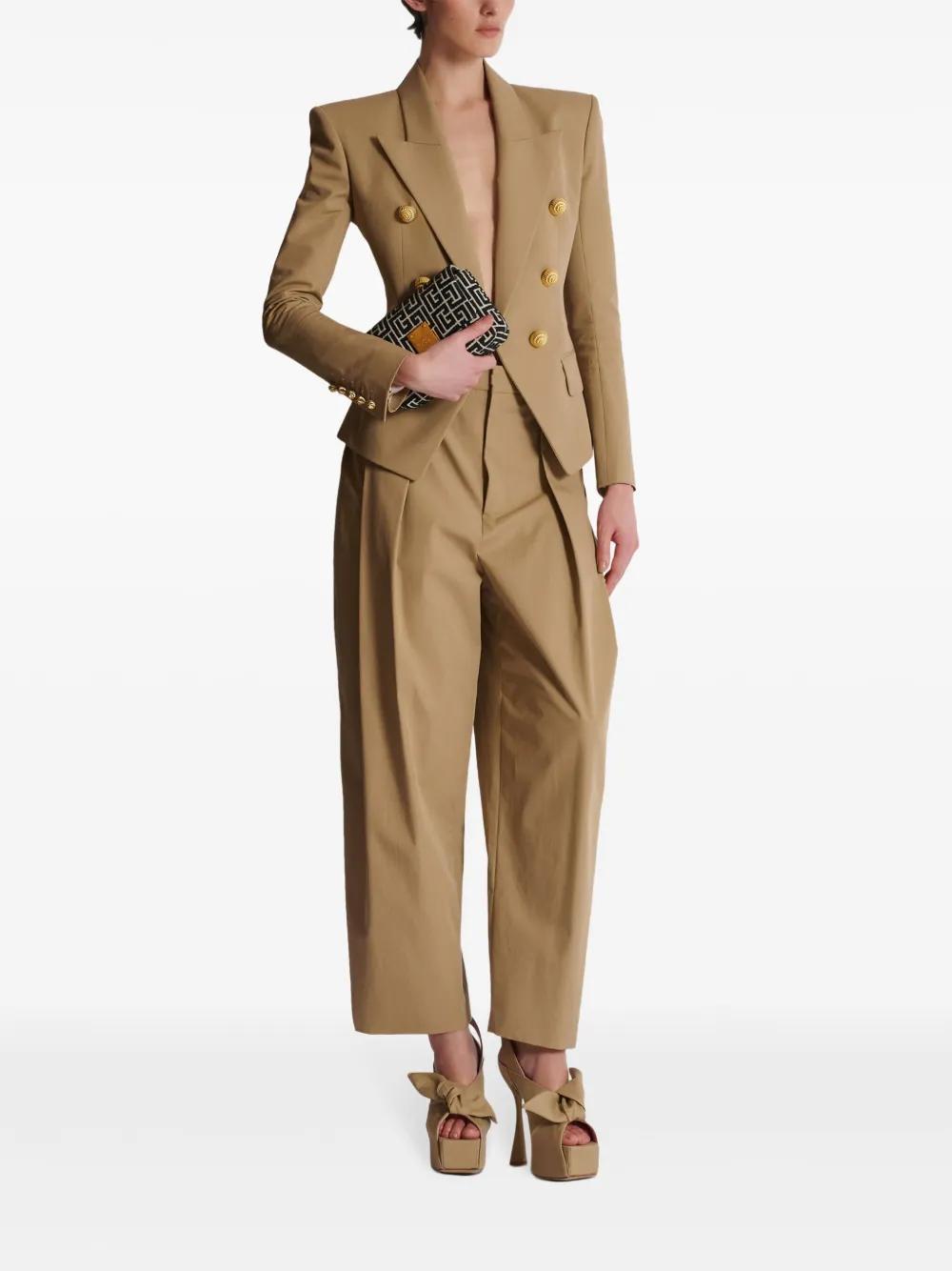 buttoned double-breasted blazer Product Image